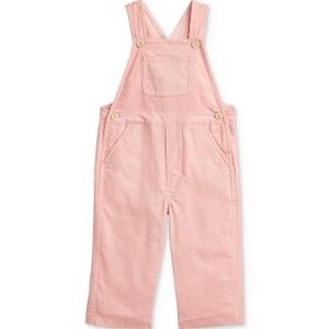 Ralph Lauren Baby Girl Pink Overalls Size 6 M NWT